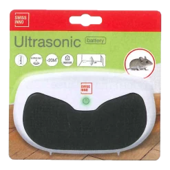 Ultrasoon Knaagdierverdrijver Batt. 15m2 - Insecten En Ongedierte