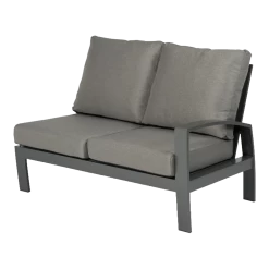 Valencia Lounge 2-zits Links - Charcoal