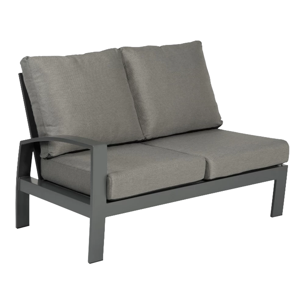 Valencia Lounge 2-zits Rechts - Charcoal 1 Valencia Lounge 2-zits Rechts - Charcoal