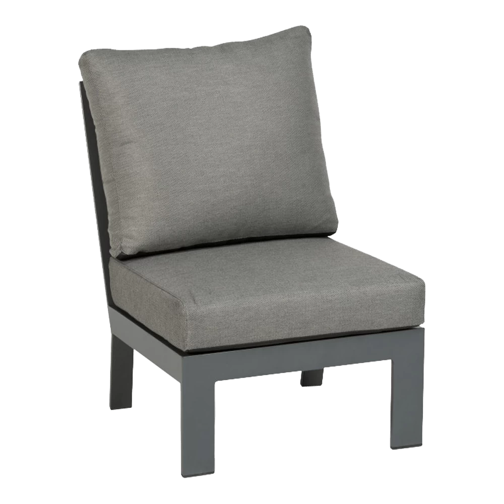 Valencia Lounge Tussenelement - Charcoal 1 Valencia Lounge Tussenelement - Charcoal