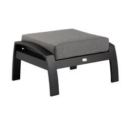Valencia Lounge Voetenbank - Charcoal