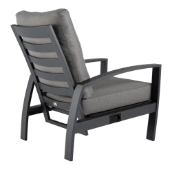 Valencia Loungestoel - Charcoal 7 Valencia Loungestoel - Charcoal -Tuin Verkoop valencia loungestoel charcoal 4 1