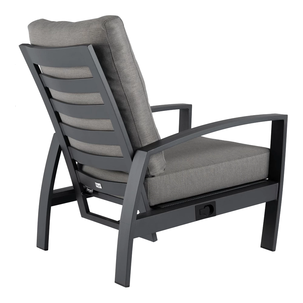 Valencia Loungestoel - Charcoal 4 Valencia Loungestoel - Charcoal - Afbeelding 4