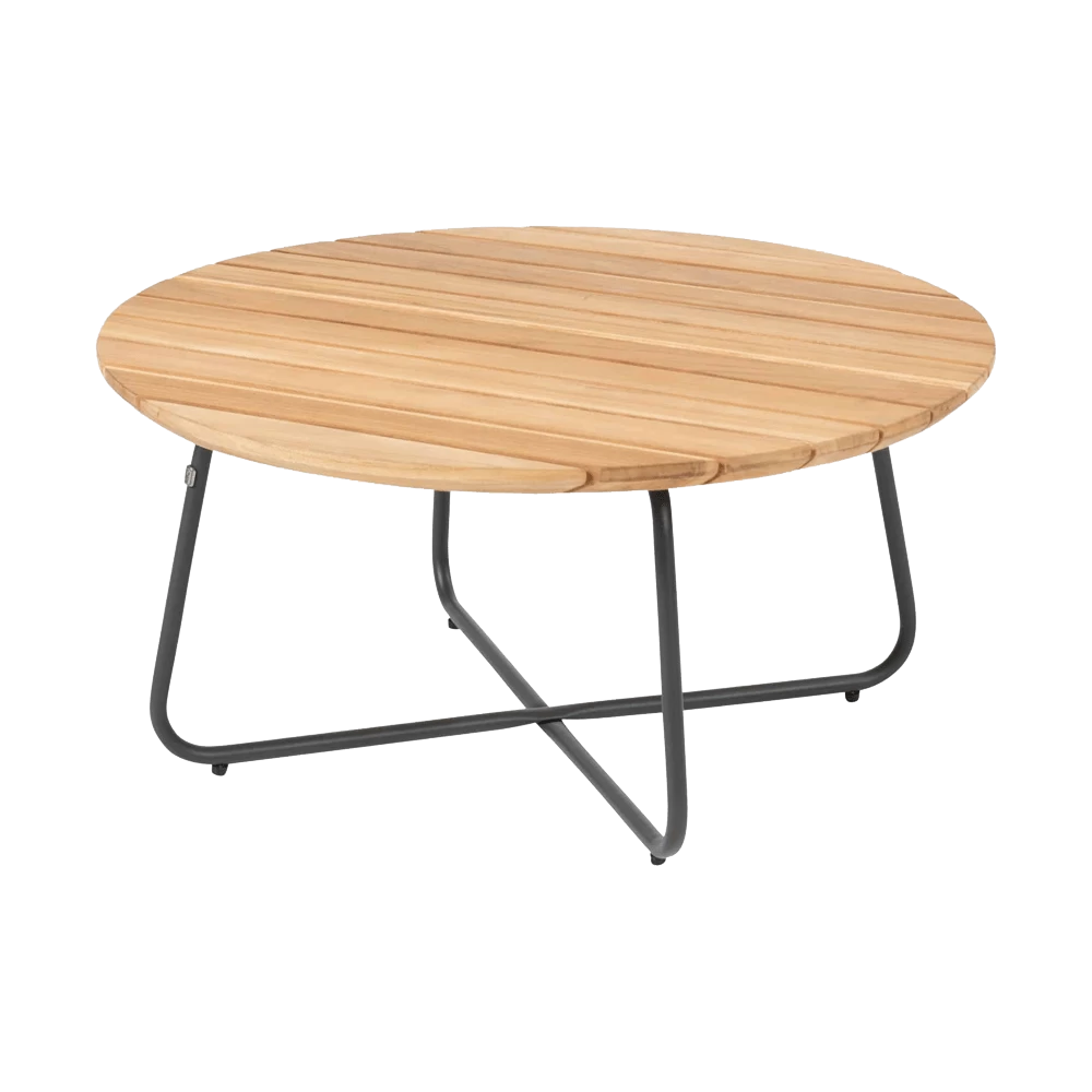 Verdi Coffee Tafel - U00f8 73 Cm - Natural Teak 2 Verdi Coffee Tafel - U00f8 73 Cm - Natural Teak - Afbeelding 2