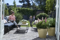 Bloempot Elho Vibia Campana Rond 35cm - Saliegroen -Tuin Verkoop vibia campana saliegroen bloempot 3 6 1