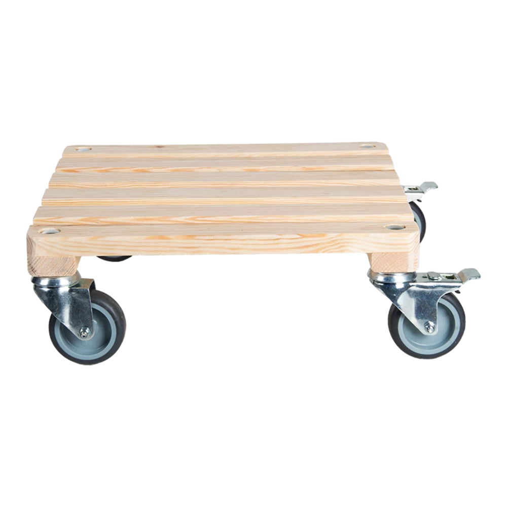 Vierkante Planttrolley Zware Belasting - Esschert's Garden 2 Vierkante Planttrolley Zware Belasting - Esschert's Garden - Afbeelding 2