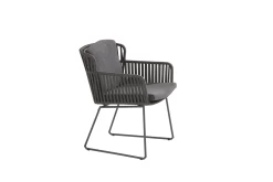 Vitali Dining Stoel - Antraciet - Incl. Kussens 8 Vitali Dining Stoel - Antraciet - Incl. Kussens -Tuin Verkoop vitali dining stoel antraciet incl kussens 4 2