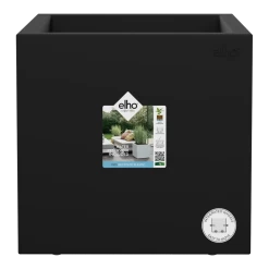 Elho Vivo Next Vierkant Wielen 40cm - Living Black -Tuin Verkoop vivo next vierkant wielen 40cm living black 5 1