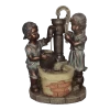 Waterornament Kinderen Aan Pomp - 61,2cmcm Hoog - Polystone